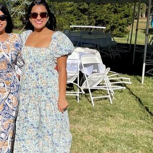 ASTR light blue floral dress